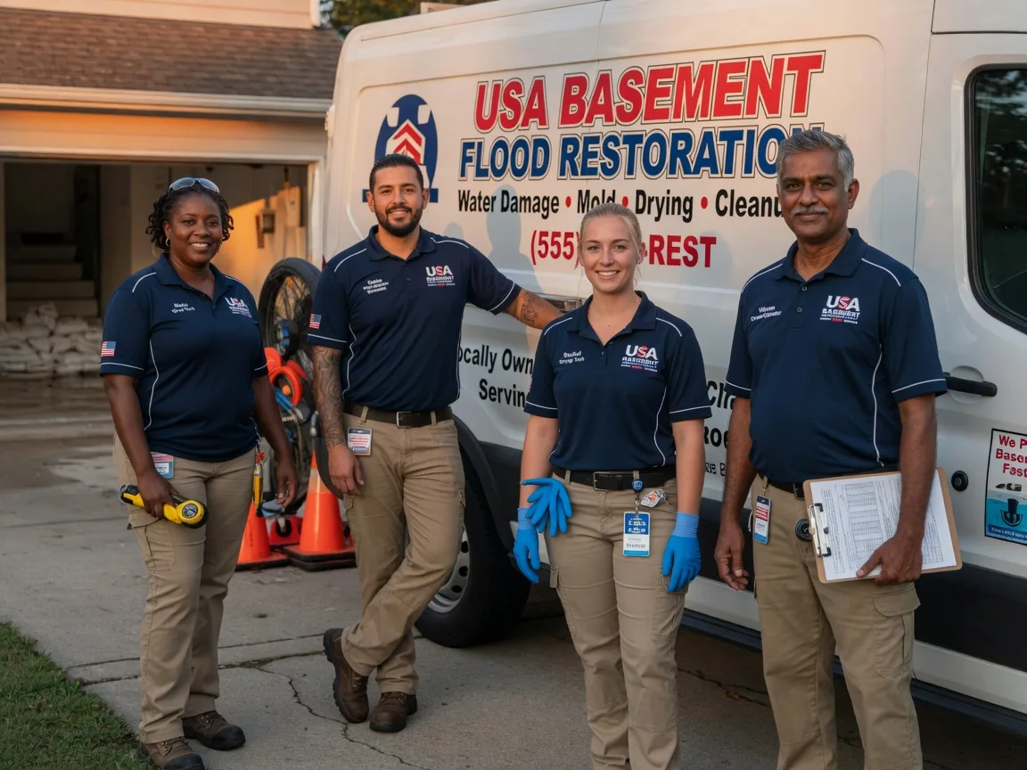 Basement Flood Cleanup company in South Bloomingville, OH