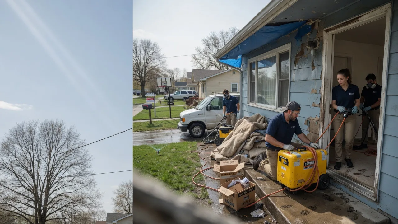 Basement Flood Cleanup in South Bloomingville, OH near me